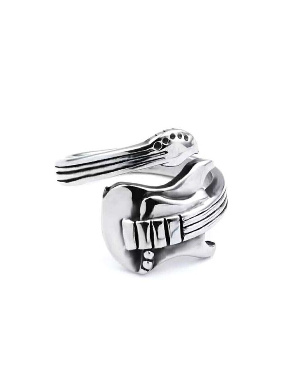 Boho Rocker Guitar Spoon Ring #769 - Picture 5 of 9